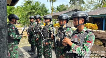 Pos Kramamongga Laksanakan Pengamanan Hari Raya Natal di Gereja Santo Petrus