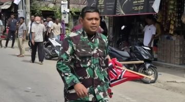 Kolonel Ali Imran Pimpin Aksi Tegas TNI, Bubarkan Massa Pembawa Bendera GAM di Lhokseumawe
