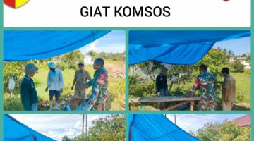 Wujud Sinergitas, Babinsa Komsos Dengan Warga Binaan di Desa