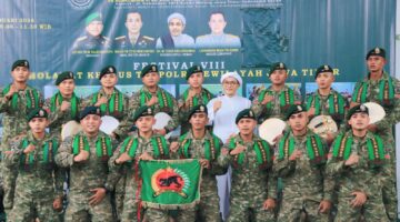 Grup Sholawat Yonif 509 Raih Juara II Festival Se Jatim, Prajurit TNI Buktikan Ketangguhan Spiritual dan Semangat Kebangsaan