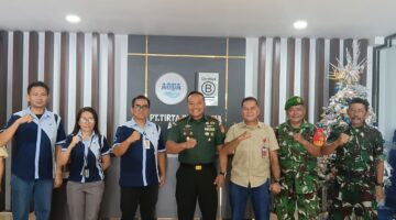Pererat Hubungan Kemitraan, Dandim 1310/Bitung Kunjungan Kerja ke PT Tirta Investama Airmadidi