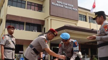Polres Pelabuhan Tanjung Priok Gelar Upacara Serah Terima Jabatan Kasatreskrim