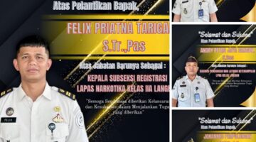 Selamat dan Sukses atas Pelantikan Pejabat Baru di Lingkungan Pemasyarakatan Sumut