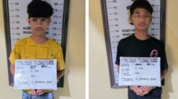 Coba Melarikan Diri, Polsek Tebingtinggi Tangkap Dua Terduga Pelaku Pencurian Dengan Kekerasan