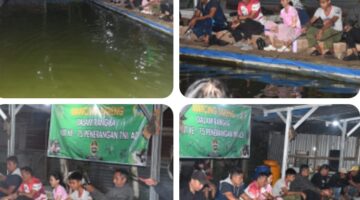 Mancing Bareng HUT ke-75 Penerangan TNI AD di Kota Madiun