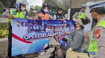 Satlantas Polres Metro Jakarta Utara Gelar Operasi Keselamatan Jaya 2026 di Jl. Yos Sudarso