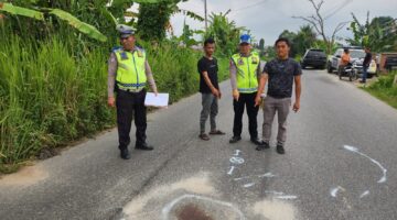 Unit Gakkum Polres Simalungun Buru Pelaku Tabrak Lari dengan Metode PRESISI : Pelajar 17 Tahun Tewas