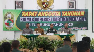 Dandim 0807/Tulungagung Puji Keberhasilan Koperasi Satuannya