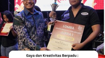 Kreativitas Masyarakat Karo Bersinar : Pemenang Lomba Desain Seragam Pemkab Karo Diberi Penghargaan