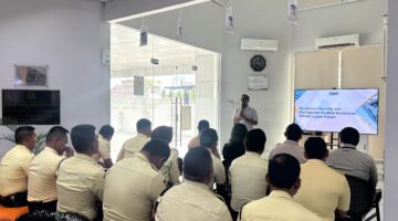 Tingkatkan Kualitas Keamanan, Bank BRI BO Lubuk Pakam Berikan Pembinaan kepada Petugas Security