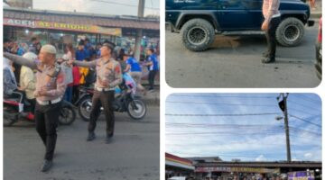 Polres Tanah Karo Berbagi Takjil kepada Pengguna Jalan Saat Safari Ramadhan