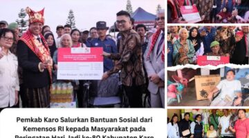Pemkab Karo Salurkan Bantuan Sosial Rp103 Juta kepada Masyarakat, Wujud Kepedulian Pemerintah di Hari Jadi ke-80