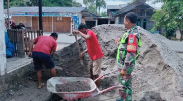 BABINSA GOTONG ROYONG BERSAMA MASYARAKAT