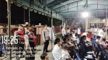 Polres Tebing Tinggi Amankan Misa Kamis Putih, Ibadah Berlangsung Aman Dan Kondusif