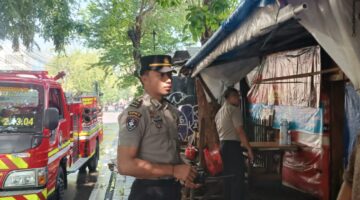 Rumah Terbakar di Rawa Badak Utara Diduga Korsleting Listrik, Polisi pastikan Tidak Ada Korban Jiwa