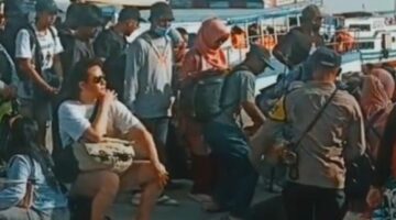 Pelayanan & Pengamanan Penumpang Kapal Kepulauan Seribu di Dermaga Muara Angke