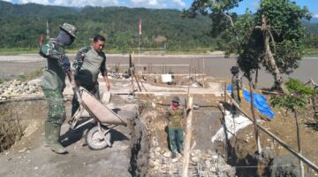 Percepat Pembangunan Jembatan Gantung Perintis Garuda