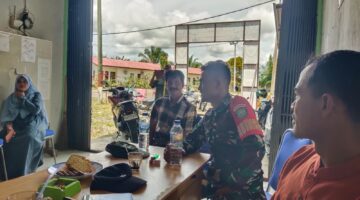 Babinsa Melaksanakan Kegiatan komunikasi sosial Bersama Masyarakat