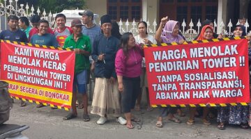 Polemik Tower BTS Pagerwojo, Warga Tuding Pemdes Tebang Pilih Kompensasi dan Abaikan Hak Lingkungan