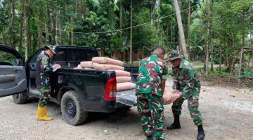 Kodim 0308/Padang Pariaman Terus Menunjukkan Komitmennya Merenovasi Mushola Al-Mukmin    