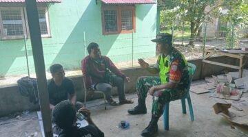 Jalin silaturahmi Babinsa Koramil 04 Beutong pertebal komunikasi sosial kepada Warganya