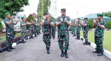 Pangdam I/BB Tinjau Komlekdam I/BB, Pastikan Kesiapan Alkomlek dan Operasional Satuan