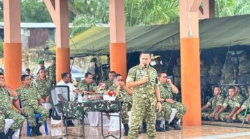 Pangdam XIX/TT Kunjungi MA Yon TP 952/IB di Bengkalis, Tegaskan Prajurit Harus Tangguh dan Adaptif