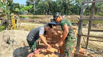 Melalui TMMD 128,Kodim 0203/Lkt Wujudkan Hidup Sehat Warga Kurang Mampu 