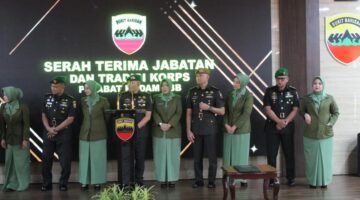 Pangdam I/BB Mayjen TNI Hendy Antariksa Pimpin Sertijab Dandim 0201/Medan, Kapendam, dan Sejumlah Pejabat Kodam I/Bukit Barisan