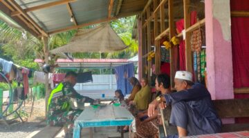 Komsos Babinsa tujuan menciptakan kedekatan bersama warga binaan