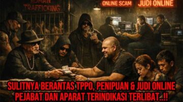 Perdagangan Manusia dan Penipuan Online : Luka Moral Bangsa RI yang Harus Dihentikan, Ketum PPWI dan Tokoh HAM Dunia Prihatin,..!!!