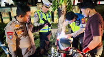 Antisipasi Tawuran dan Balap Liar, Polres Tebingtinggi Patroli Skala Besar Di Akhir Pekan