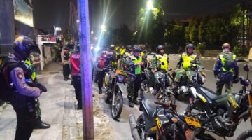 Babinsa Koramil 0201-03/MD, Serda Nur Ali dan Kopda Hendri Kurniawan Gelar Patroli Motoris di wilayah Teritorial