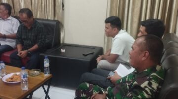 Babinsa Koramil 0201-16/TM Hadiri Rapat Koordinasi Forkopimcam Bahas Parkir Liar