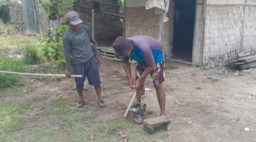 Sumur Bor Program TMMD 128 ,Wujud Nyata TNI Peduli Kesehatan Masyarakat Desa Pasar Rawa