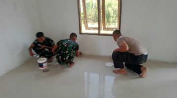 Renovasi Mushola di Pasar Rawa, Langkat, Hampir Tuntas, Anak-anak Mengaji Semakin Nyaman