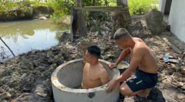 Selain Membangun Infrastruktur,TMMD 128 Gebang Bangun MCK Wujudkan Hidup Sehat