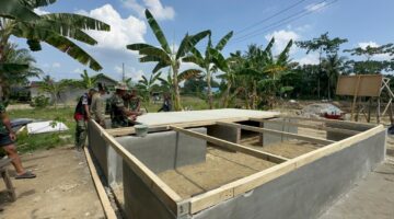 TMMD Ke 128 Kodim 0203/Lkt,Komitmen Wujudkan Kesejahteraan Masyarakat Melalui Rehab RTLH 