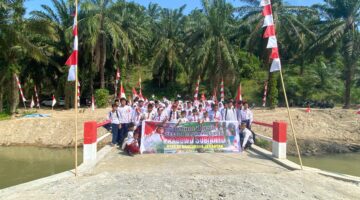 Kodim 0204/DS Rampungkan Jembatan ARMCO di Dusun I Korajim, Mobilitas Warga Makin Lancar