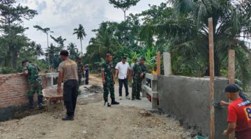 Melalui TMMD ,Akses Konektivitas Petani Desa Pasar Rawa Lancar