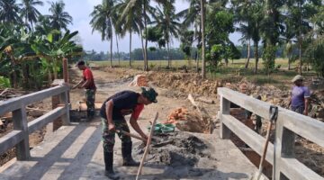 Memasuki Dua Pekan TMMD 128 Gebang,Pembangunan Jembatan Hampir Rampung