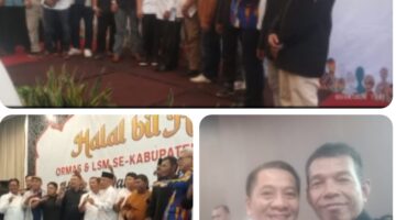 Ormas BPPKB Banten bersama Organisasi dan LSM Lainya Menghadiri Acara Halal Bihalal Bersama Bupati Karawang