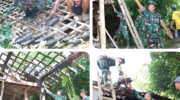 Kodim 0806/Trenggalek Mulai Renovasi 9 Rumah Tidak Layak Huni di Gandusari