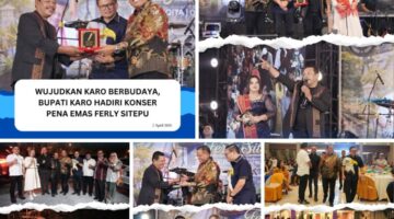 Bupati Karo Hadiri Konser Pena Emas Ferly Sitepu, Wujudkan Karo Berbudaya