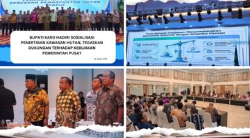 Bupati Karo Hadiri Sosialisasi Penertiban Kawasan Hutan, Tegaskan Dukungan Terhadap Kebijakan Pemerintah Pusat