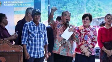 Bupati Karo Hadiri Kegiatan KKI dan PI GBKP RG Batang Serangan di GBKP Desa Mburidi, Kecamatan Kutabuluh