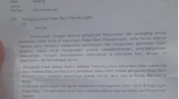 Laporan Inspektorat Sudah Ada Sejak 2025, Mengapa Praktik Penjualan Token Listrik di Pasar Baru Masih Berjalan?