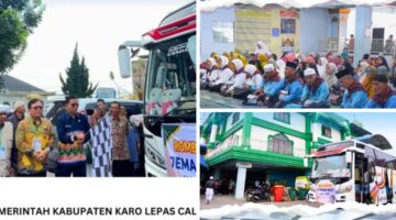 Pemerintah Kabupaten Karo Lepas Calon Jemaah Haji Tahun 2026 di Masjid Agung Kabanjahe