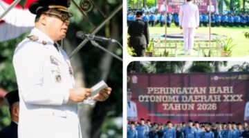Bupati Deli Serdang Pimpin Upacara Hari Otonomi Daerah ke-30