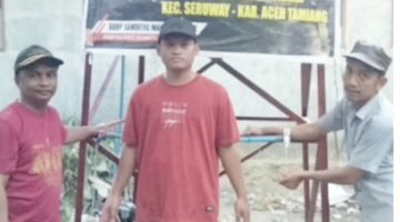 Warga Aceh Tamiang Sampaikan Terima Kasih kepada Kapolres Sumedang atas Bantuan Sumur Bor